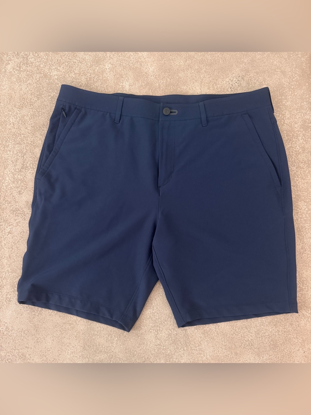 Public Rec Navy Stretch Performance Travel Shorts Men’s 36